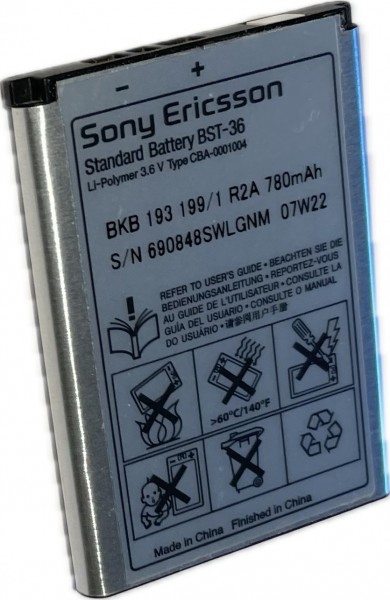 original Sony-Ericsson BST36 batteri för Sony-Ericsson K310