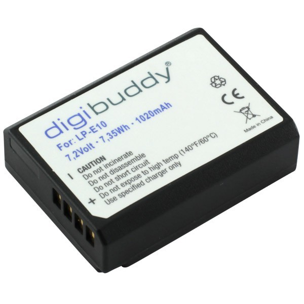 Original Digibuddy batteri f. Canon EOS Kiss X80