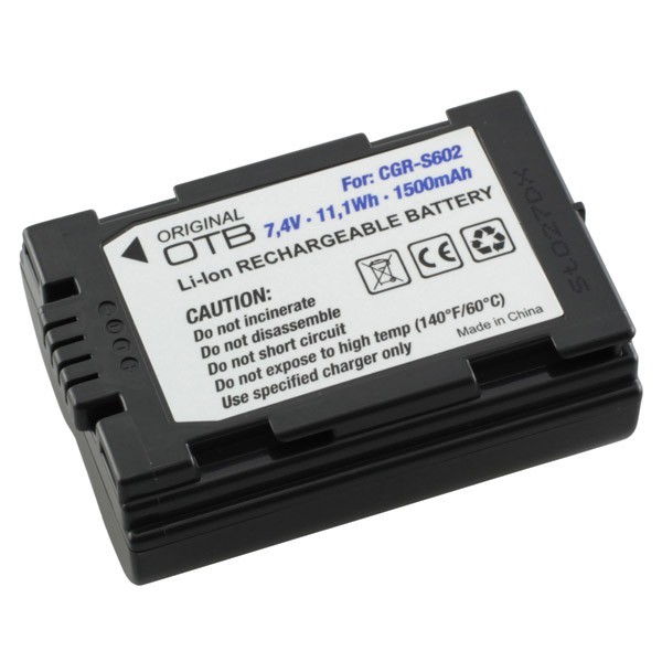 batteri f. Panasonic CGR-S602