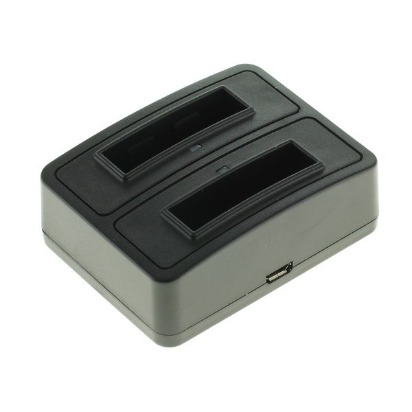 dubbel micro usb batteriladdare f. Fuji Finepix JX405